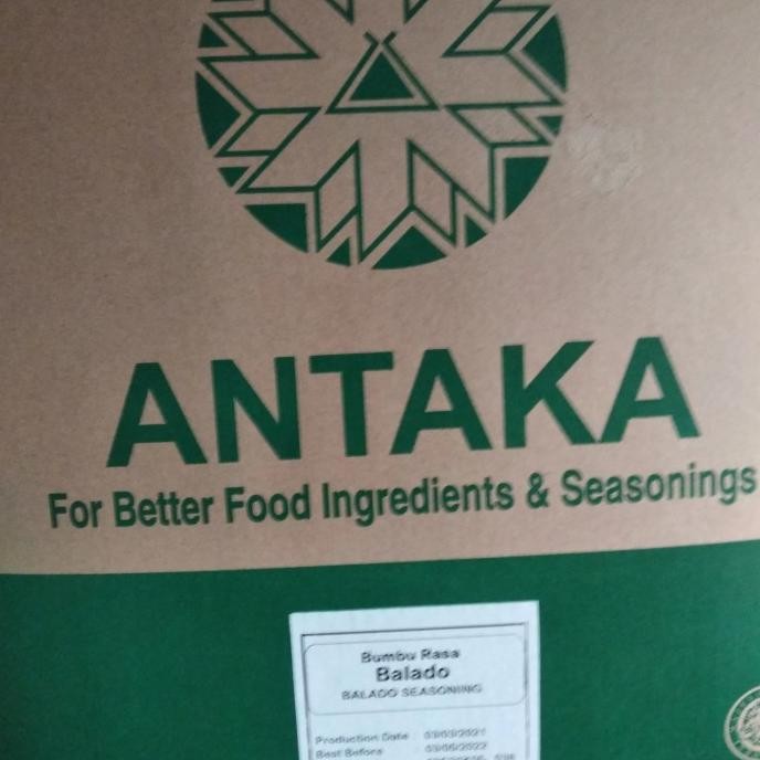 

Terbaru Bumbu Tabur Antaka rasa Balado 1 Dus Karton 20kg isi 200 pcs X 100 gr