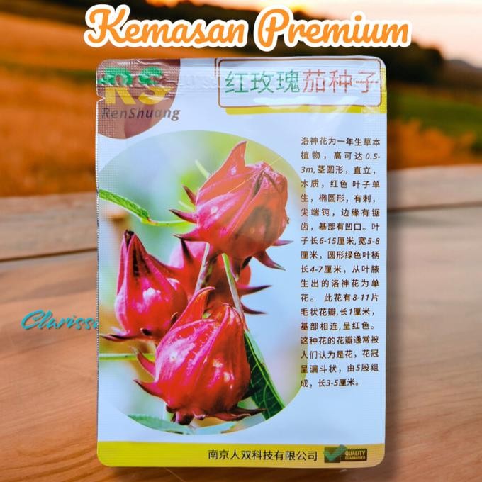 

Terlaris (Kemasan Premium) Biji/Benih Tanaman Herbal Rosella Merah ( Isi -+150 Butir Benih )