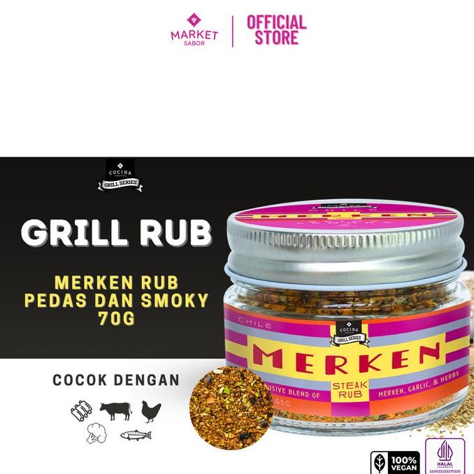 

Cocina Creativa Merken Steak Rub - Grill Series - Bumbu Masak