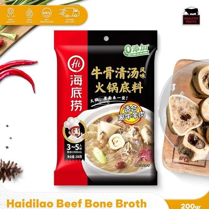 

Terbaru Haidilao Beef Bone Broth Hotpot Soup Kaldu Tulang Sapi Premium Healthy Wagyu