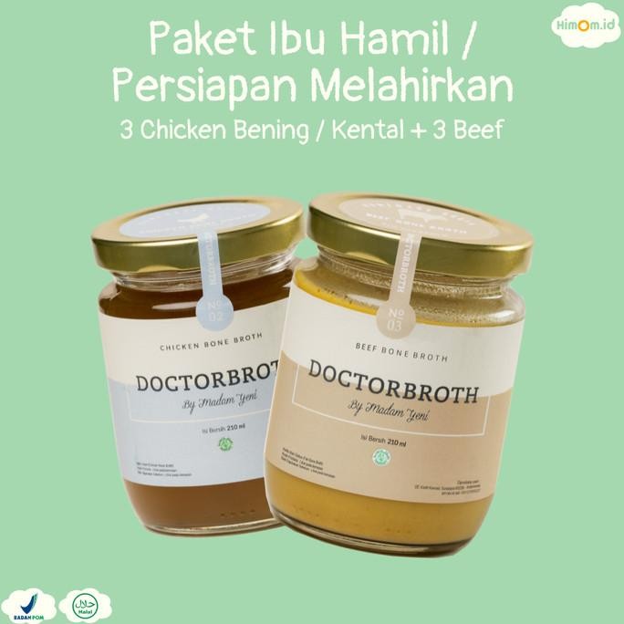 

Terbaru Paket Ibu Hamil / Persiapan Melahirkan 6 jar Doctor Broth - Bone Broth