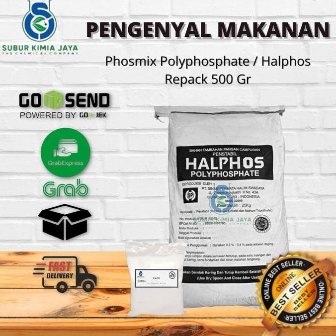 

Terbaru Halpos / Halphos / Phosmix Polyphosphate 500 gr - pengenyal makanan