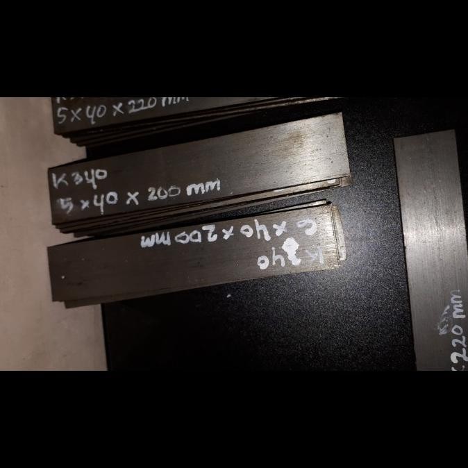 Baja K340 5X40X200Mm Baja K340 Isodur /Bohler 100% Jaminan Mutu New Stok