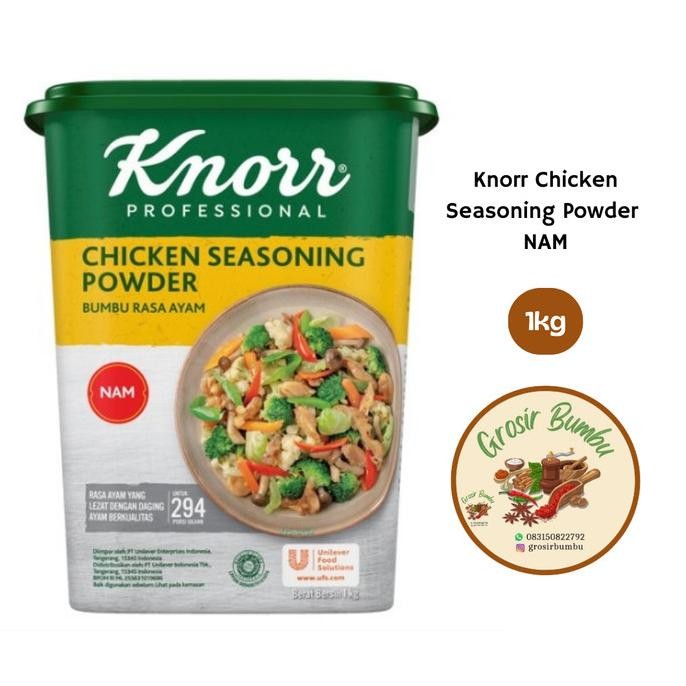 

Terbaru Knorr Chicken Seasoning Powder NAM 1kg / Kaldu Ayam Non MSG