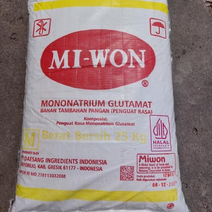

Terbaru Miwon Mecin penyedap makanan 25kg bulk ( khusus gojek dan grab )
