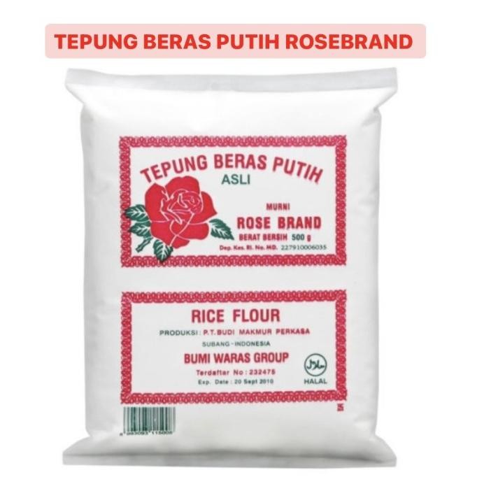 

Terlaris Tepung Beras Putih Rosebrand 200Gr