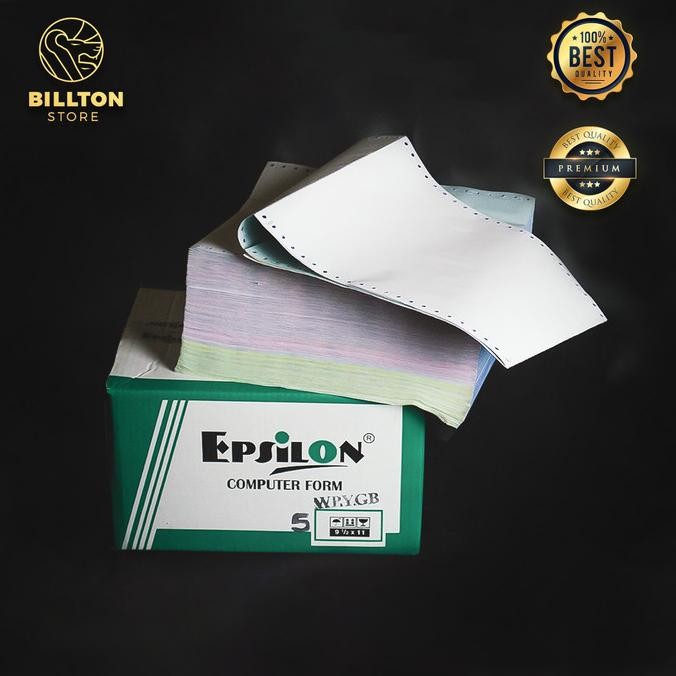 

TERBARU - Continous Form / Kertas Komputer HVS/NCR Ukr. 9,5"x11" ( 1-5 PLY )