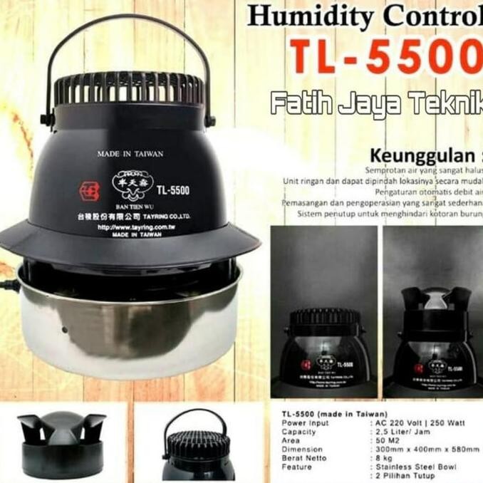 Mesin Kabut Tl-5500 Mesin Kabut Mesin Uap Walet Humidifier Tl-5500 New Stok