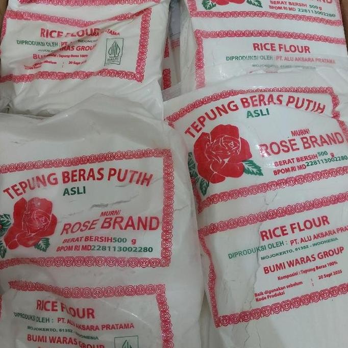 

Terlaris Tepung Beras Rose Brand Kemasan 500 Gram