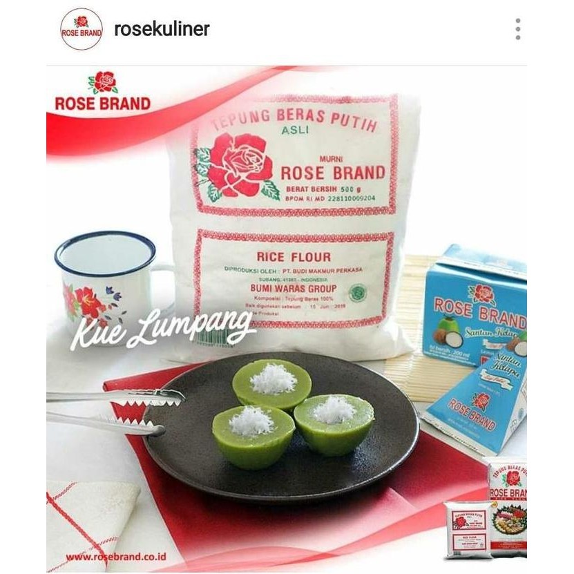 

Terlaris Tepung Beras Rosebrand 500 Gr