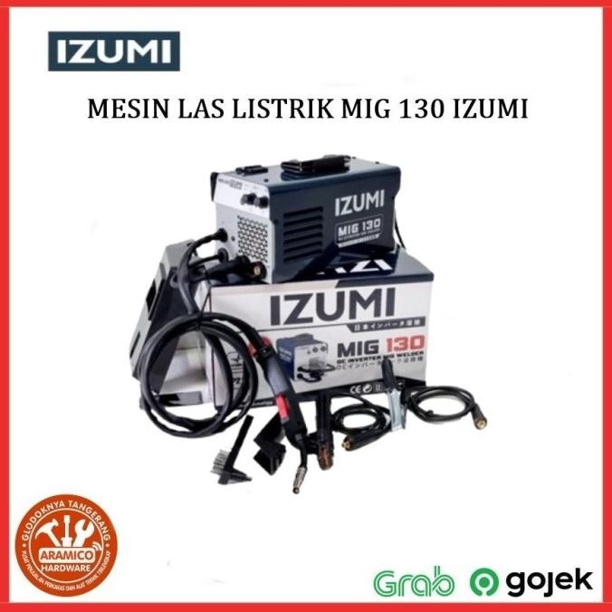 Mesin Las Listrik Mig Co2 Tanpa Gas Welding Gasless Mig 130 Izumi New Stok