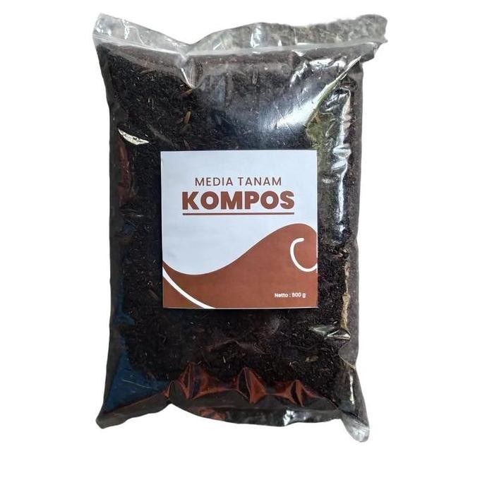 

Terlaris Media Tanam Pupuk Kompos Organik Sayuran Buah Aglonema 500Gr