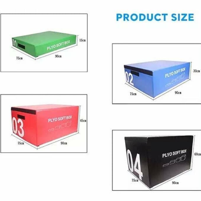 Murah Soft Foam Plyo Box Set Fitness