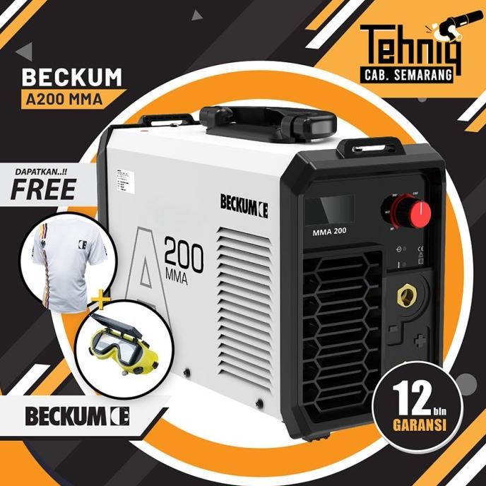 Mesin Las Listrik Beckum A Mma 200 Inverter Welding / Mesin Las Beckum New Stok