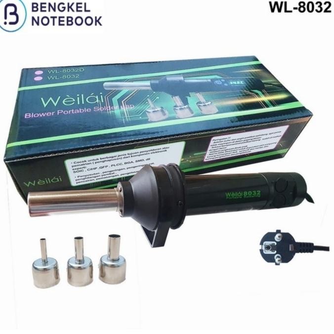 Hotair Blower Portable Solder Uap Weilai Wl8032 Wl8032D Wl 8032 8032D New Stok
