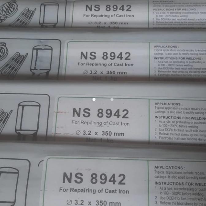 Kawat Las Ns-8942 Nikko Steel For Repairing Of Iron New Stok