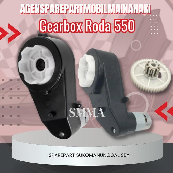 Grosir Gearbox Mobil Aki Tipe 550 24V + Dinamo Mobil Mainan Aki ( Ysa 021)