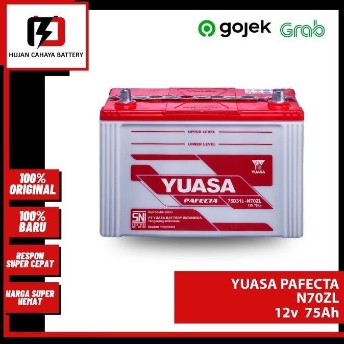 Promo Aki Mobil Yuasa Pafecta N70Zl / N-70-Zl /N 70 Zl-Aki Lexus 4.7 V8 2010