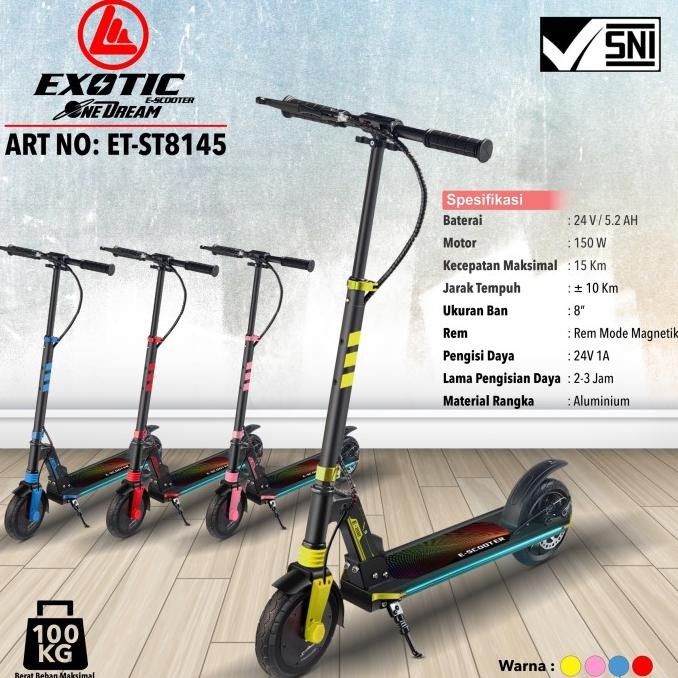 Sale Otoped Skuter Listrik / Scooter Electric Exotic