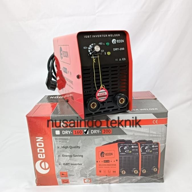 Edon Dry-200 Mesin Las Edon Dry-200A Inverter Trafo Las Mma- 200 Edon New Stok