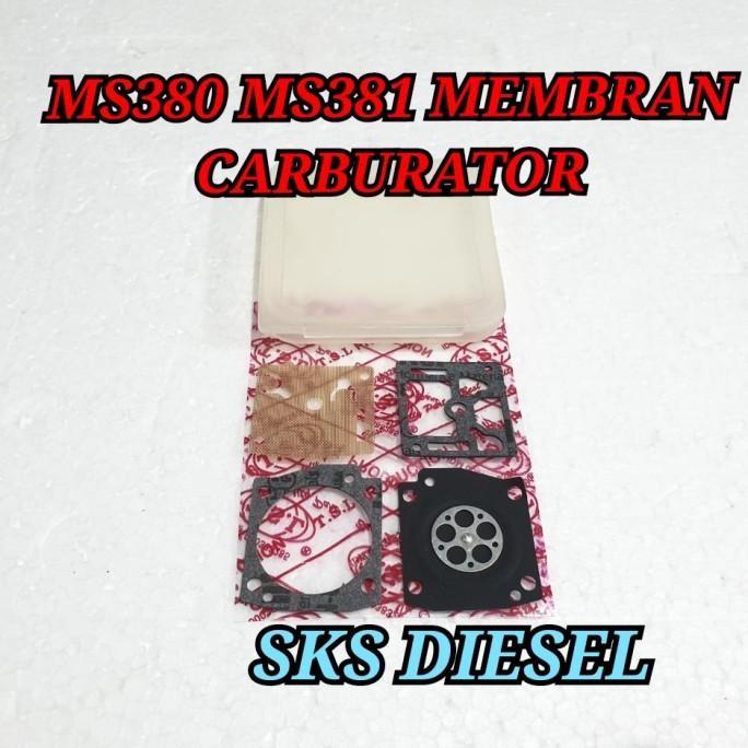 Ms380 Ms381 Membran Carburator Karburator Chainsaw Sinso Senso Stihl New Stok