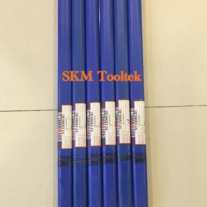 Kawat Las Nihon Weld Nt Er90S-B3 2,4Mm X 1000Mm (5Kg) New Stok