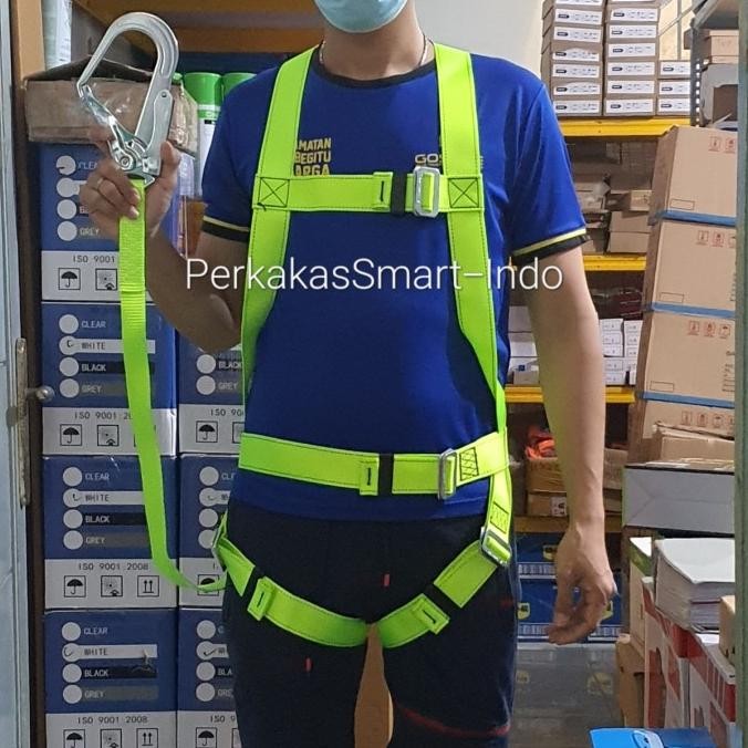 Gosave Full Body Harnes Pithon Single Big Hook Bersertifikat Kode 8616