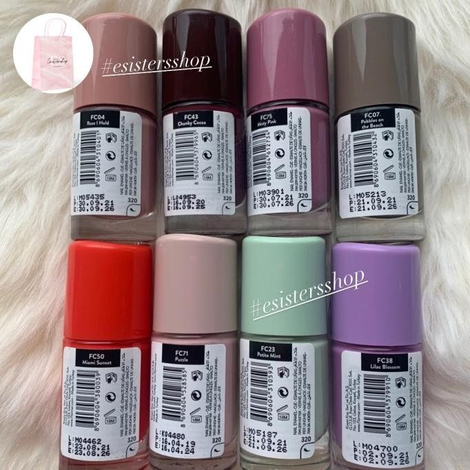 FLORMAR FULL COLOR NAIL ENAMEL NAIL POLISH KUTEK TURKI / KUTEK FLORMAR