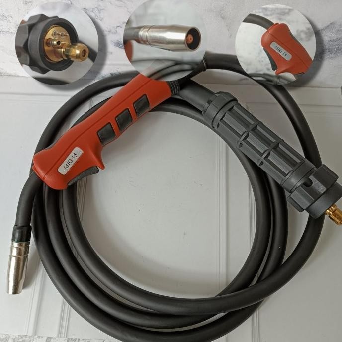 Torch Mig 15 Mig Panjang 3M Torch Panasonic Mig15 Untuk Mesin Mig 200 New Stok