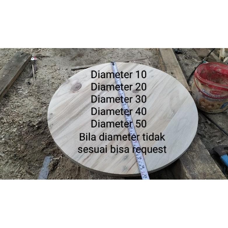 Bisa Cod Papan Kayu Bulat Jati Belanda ||