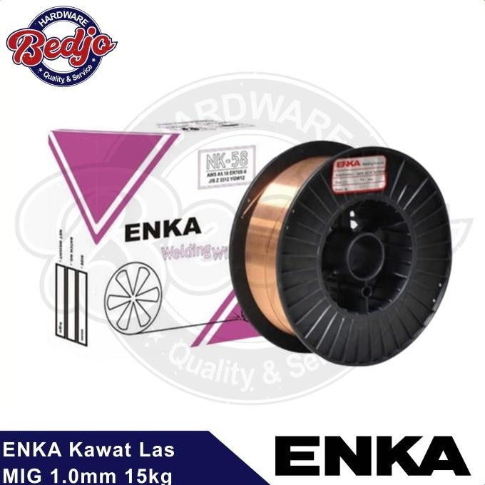 Enka Kawat Las Mig Nk-58 1.0 Mm 15Kg Kawat Las Mig 1.0Mm New Stok