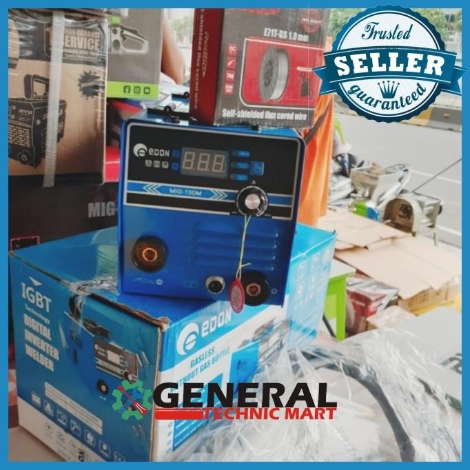 Mig 130M 130 Edon Mesin Las Mig 130 Edon + Free Flux Kawat 1Kg New Stok