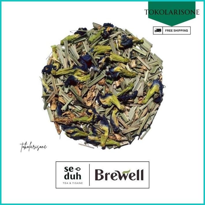 

WARM & COZY TISANE BLEND - GINGER LEMONGRASS BUTTERFLY PEA