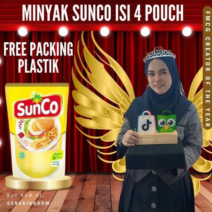 

EXP LAMA [EXCLUSIVE SISCAANANTA X GENSKINGDOM PAYDAY] - MINYAK SUNCO ISI 4 POUCH MINYAK KELAPA SAWIT PREMIUM