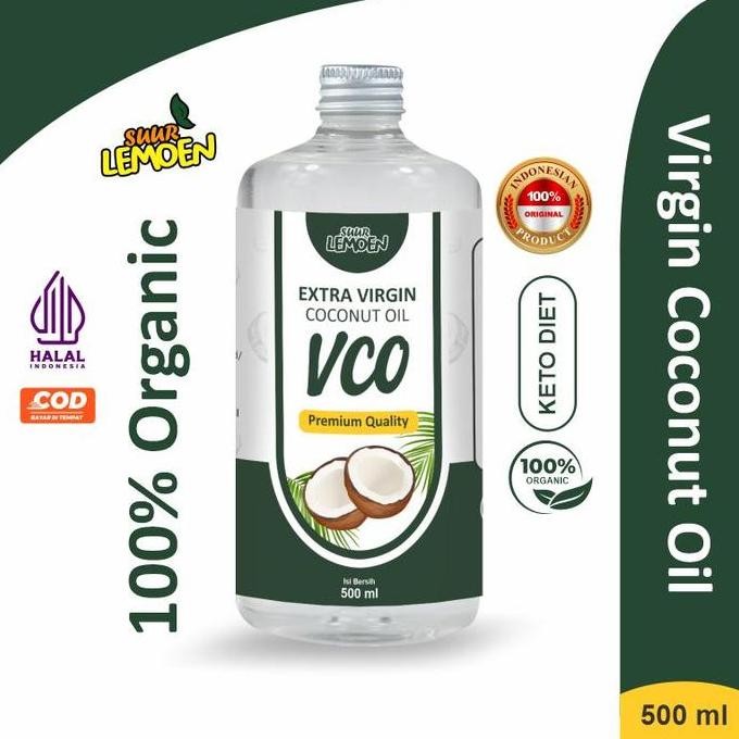 

EXP LAMA SUUR LEMOEN EXTRA VIRGIN COCONUT OIL 500ML MINYAK KELAPA MURNI VCO 500ML ORGANIK PREMIUM - SUUR LEMOEN BKS