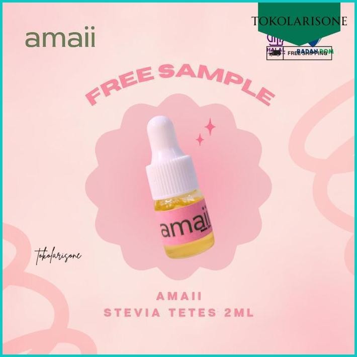

(FREE SAMPEL 2 ML) AMAII STEVIA TETES - PEMANIS ALAMI NOL KALORI / NATURAL SWEETENER ZERO CALORIE