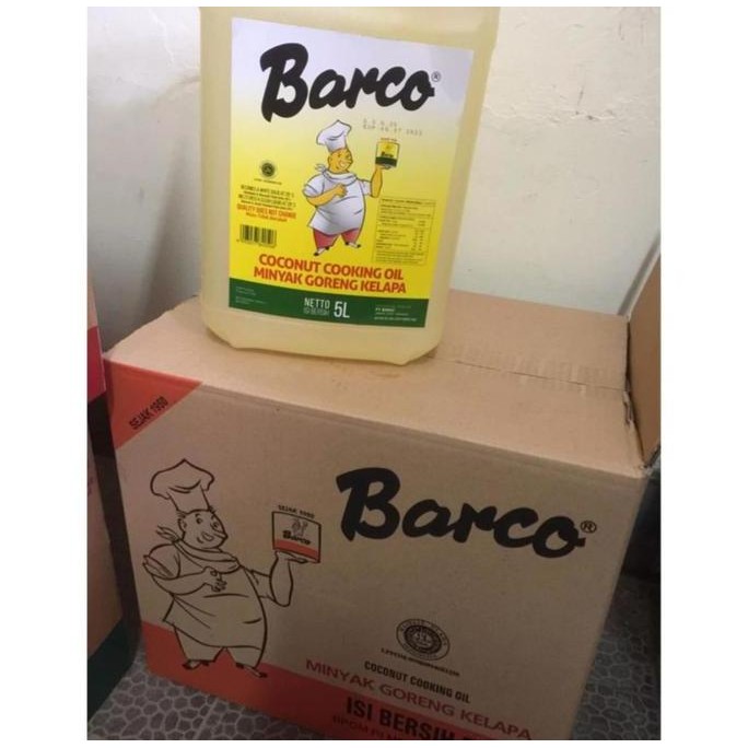 

EXP LAMA MINYAK GORENG KELAPA "BARCO" JERRYCAN 5 LITER - 1 DUS (4 PCS)