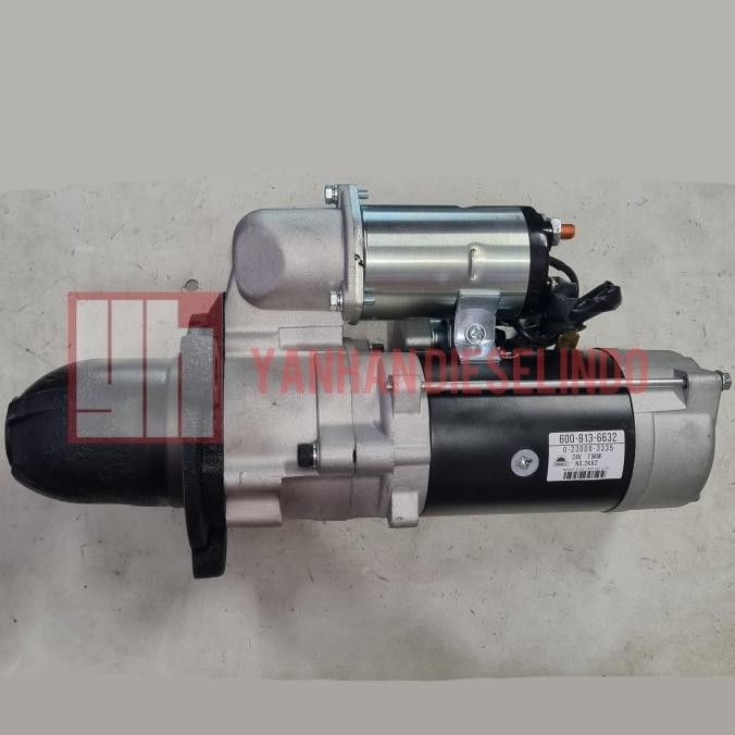 Berkualitas Dinamo Starter Komatsu Wa470-5 Pc450 600-813-6632 Nikko 0-23000-3335 12T 24V