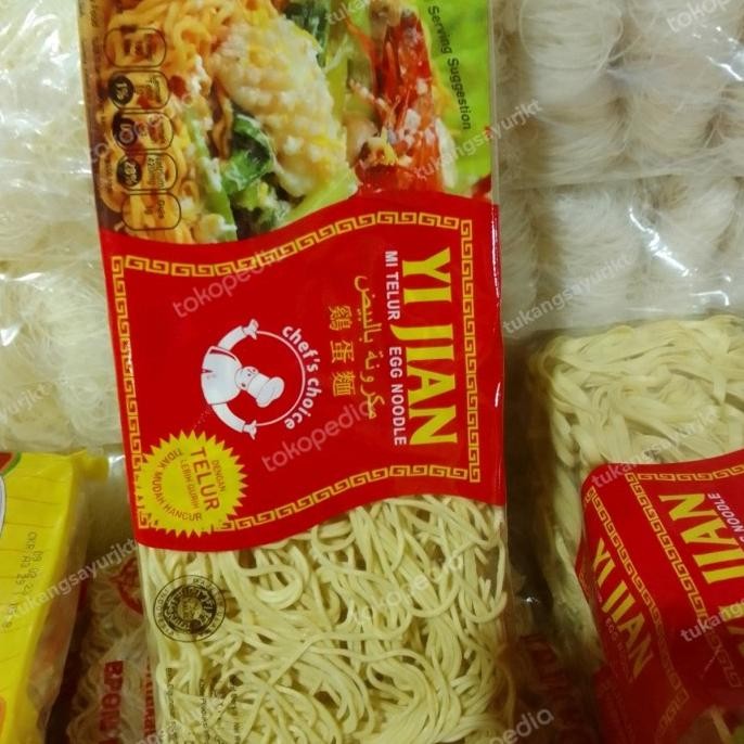

Terlaris Mie Telor Yi Jian [200G] Egg Noodle