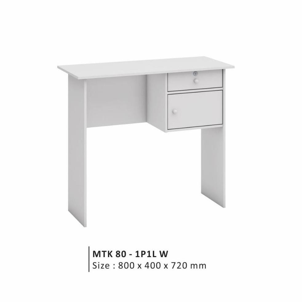 MEJA LAPTOP MEJA TULIS MEJA BELAJAR KERJA KECIL WARNA PUTIH