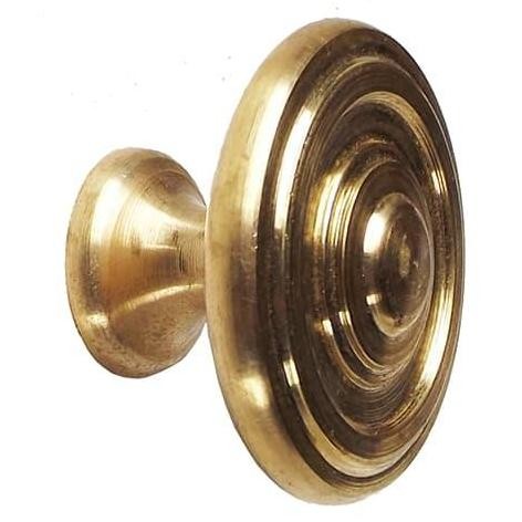 Termantab] 4cm Tarikan Laci Meja Lemari Kuningan / Knob - 4 Tier Ring