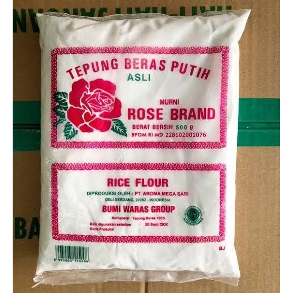 

Terlaris Tepung Beras Rose Brand 500Gr