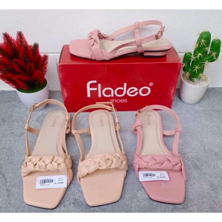 Best Sandal Fladeo Wanita Size 36-40 / Sandal Tali Wanita Fladeo Cantik Murah / Sepatu Sandal Wanita
