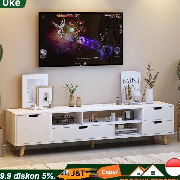 Meja TV kayu/TV SERBAGUNA Rak/Rak Tv/ Kayu Modern Tv Rak/TV Cabinet/Kabinet Tv/Meja Tv