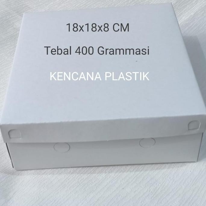 

Box Dus Kotak Makanan Nasi Polos 18 X 18 @50Set Asli
