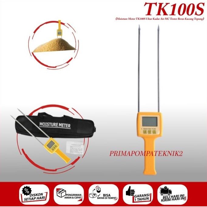 

Terlaris Moisture Meter Tk100S Ukur Kadar Air Mc Tester Beras Kacang Tepung