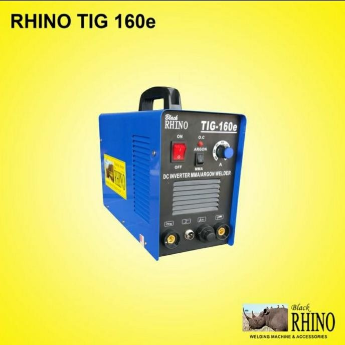 Mesin Las Tig Rhino Travo Las Tig Argon Rhino 160E Biru New Stok