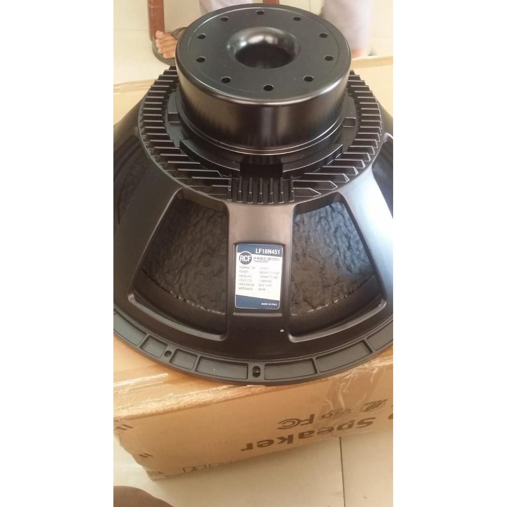 Asli Speaker 18 Inch Model Rcf 18N451 Neo Magnet Subwofer 18 N 451