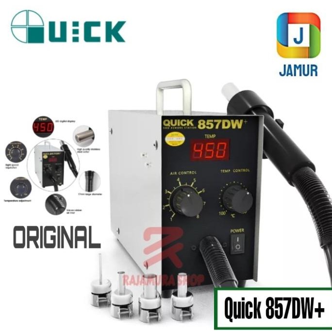 Solder Uap Quick 857Dw+ Original Blower Quick 857Dw+ New Stok
