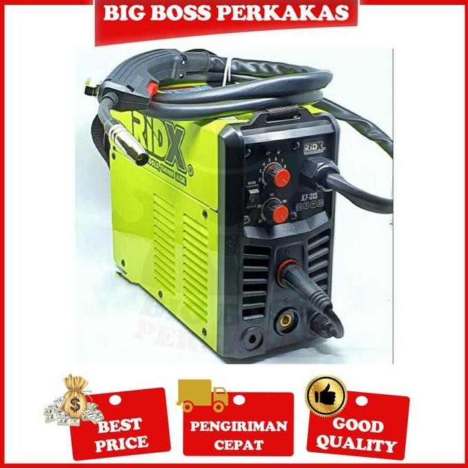 Mig 130 Ridx X7-313 Mesin Las Mig Tanpa Co2 Gasless New Stok